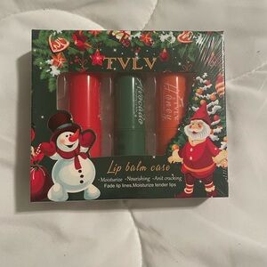 Holiday Lip Balm Trio - Red, Green, Orange